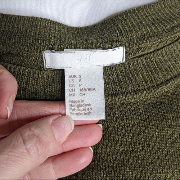 H&M Long Green Sweater - Picture 5 of 7